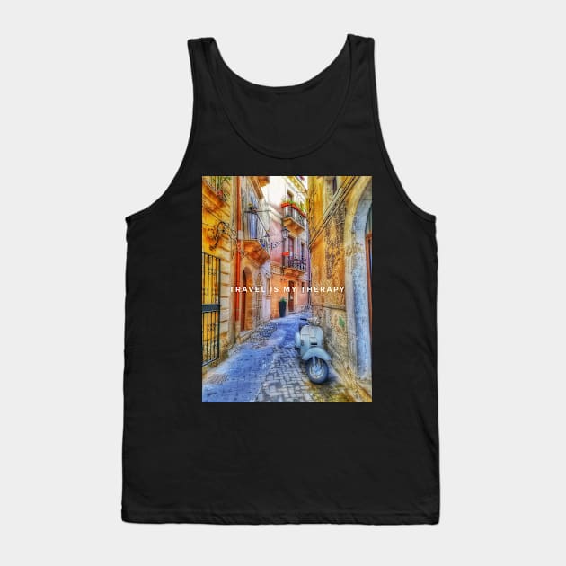 Travel is my therapy Tank Top by kourai